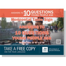 HPYPQ - "Answers To 10 Questions Young People Ask" - Table